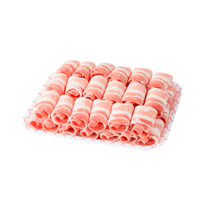 PORK THIN&ROLL SINGLE RIB BELLY, FROZEN 1LB(454G)
